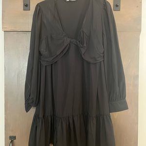 ZARA little black swing dress